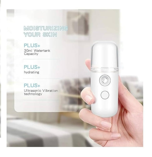 Best Face Mist Sprayer for Glowing Skin | Portable Nano Facial Steamer for Instant Hydration