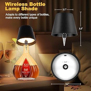 Bottle Lamp Shade – Unique DIY Table & Home Décor Lighting Idea