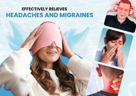 Migraine Relief Cap for Instant Headache Relief – Cold Therapy Gel Cap for Migraines, Stress & Sinus Pain