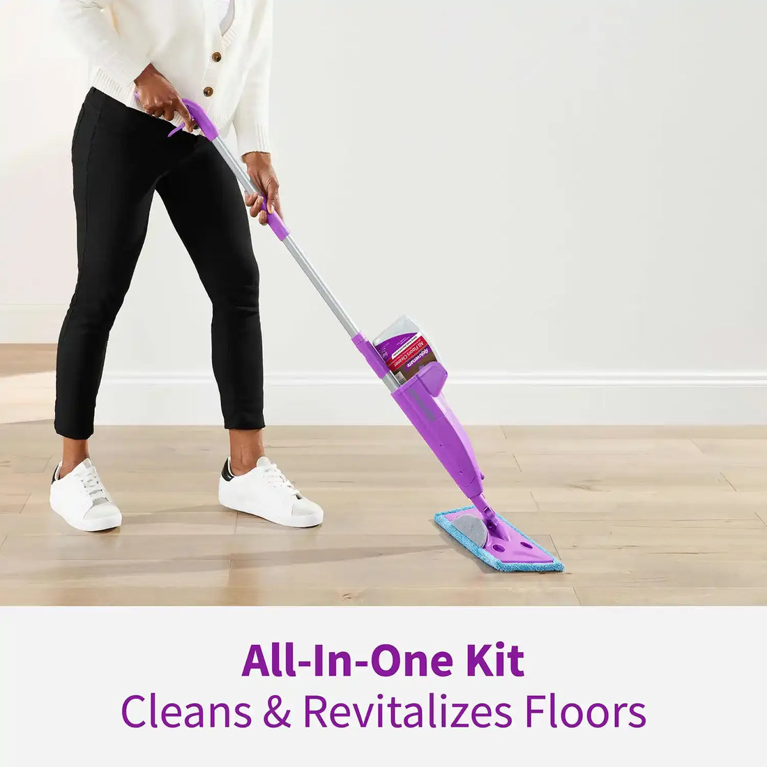 2-in-1 Spray Mop – Best Floor Cleaning Mop with Washable Pads for Home & Office