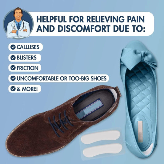 Best Heel Protection Grip Pads – Anti-Slip Shoe Inserts for Blister-Free All-Day Comfort