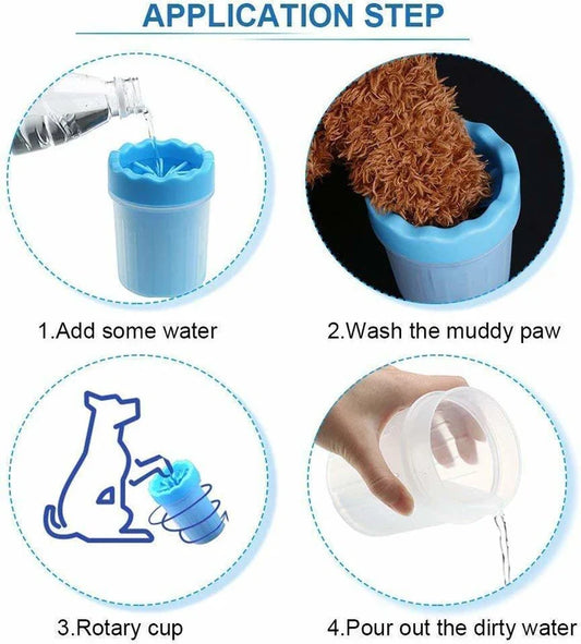 Best Pet Paw Cleaner for Dogs & Cats – Portable, Gentle & Easy Paw Washing Cup for Clean Paws