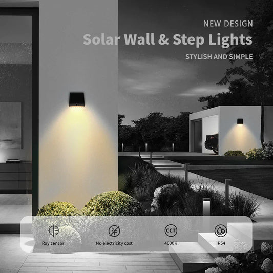 Best Step Solar Light for Outdoor Stairs | Waterproof LED Solar Step Lights for Garden, Pathway & Home Safety