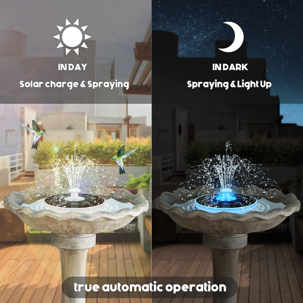 Solar Powered Fountain - Transform Your Outdoor Space with a Beautiful Fountain