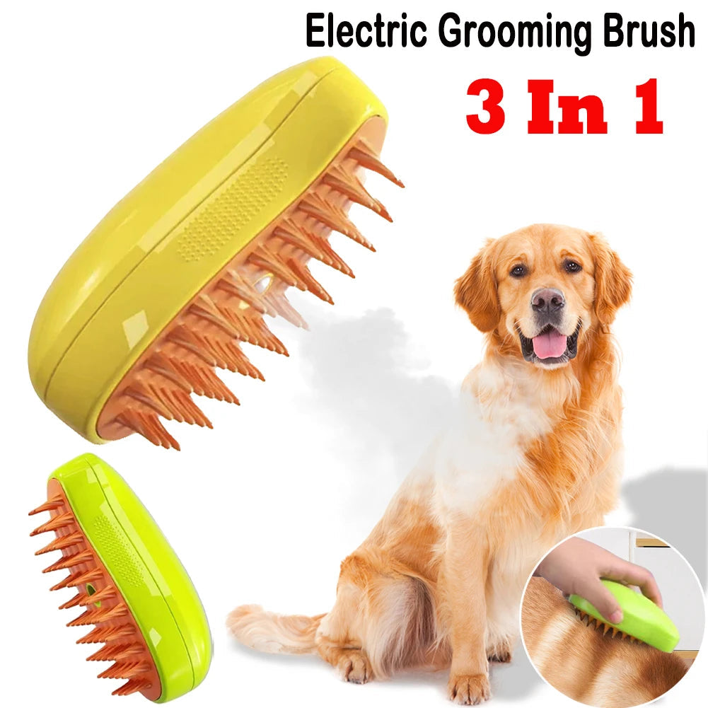 Pet Spray Brush with Hair Removal