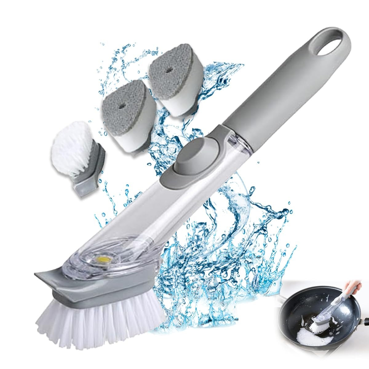 Dish Brush With Dispenser