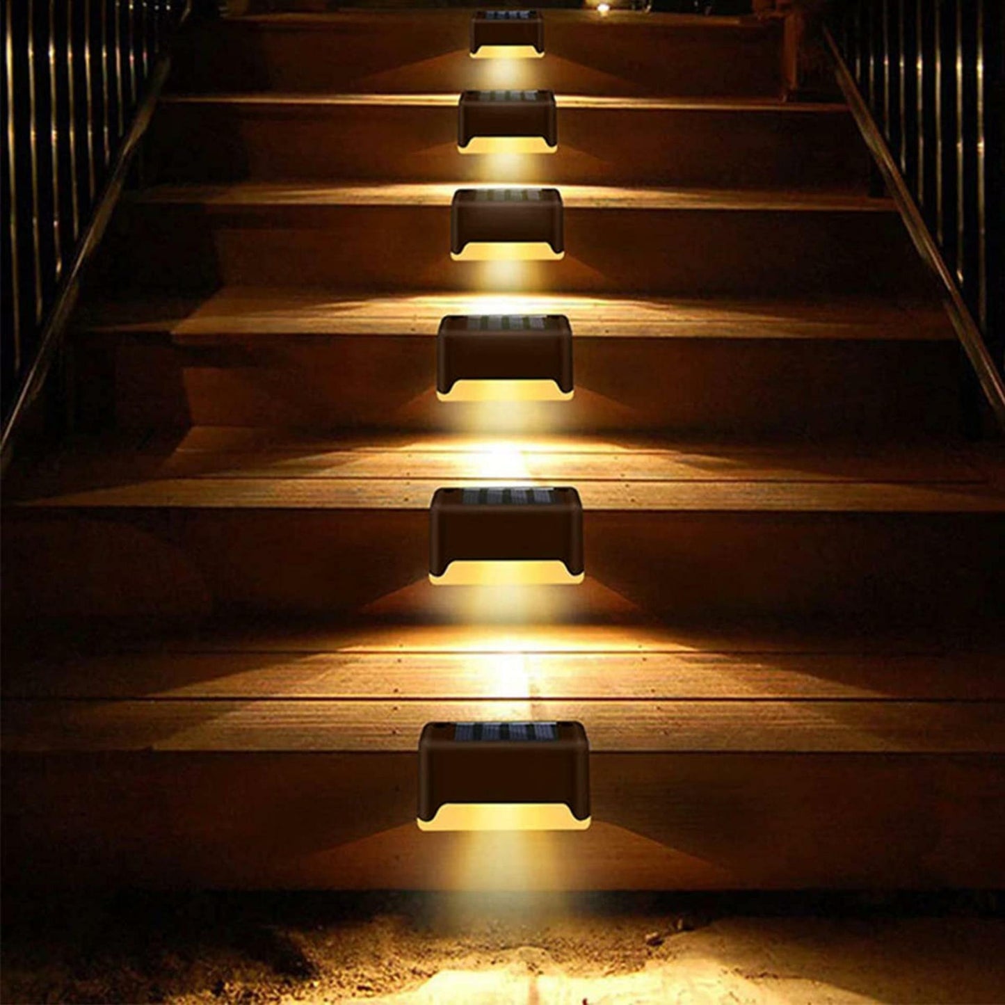 Solar Step Lights - Pack Of 4 pcs