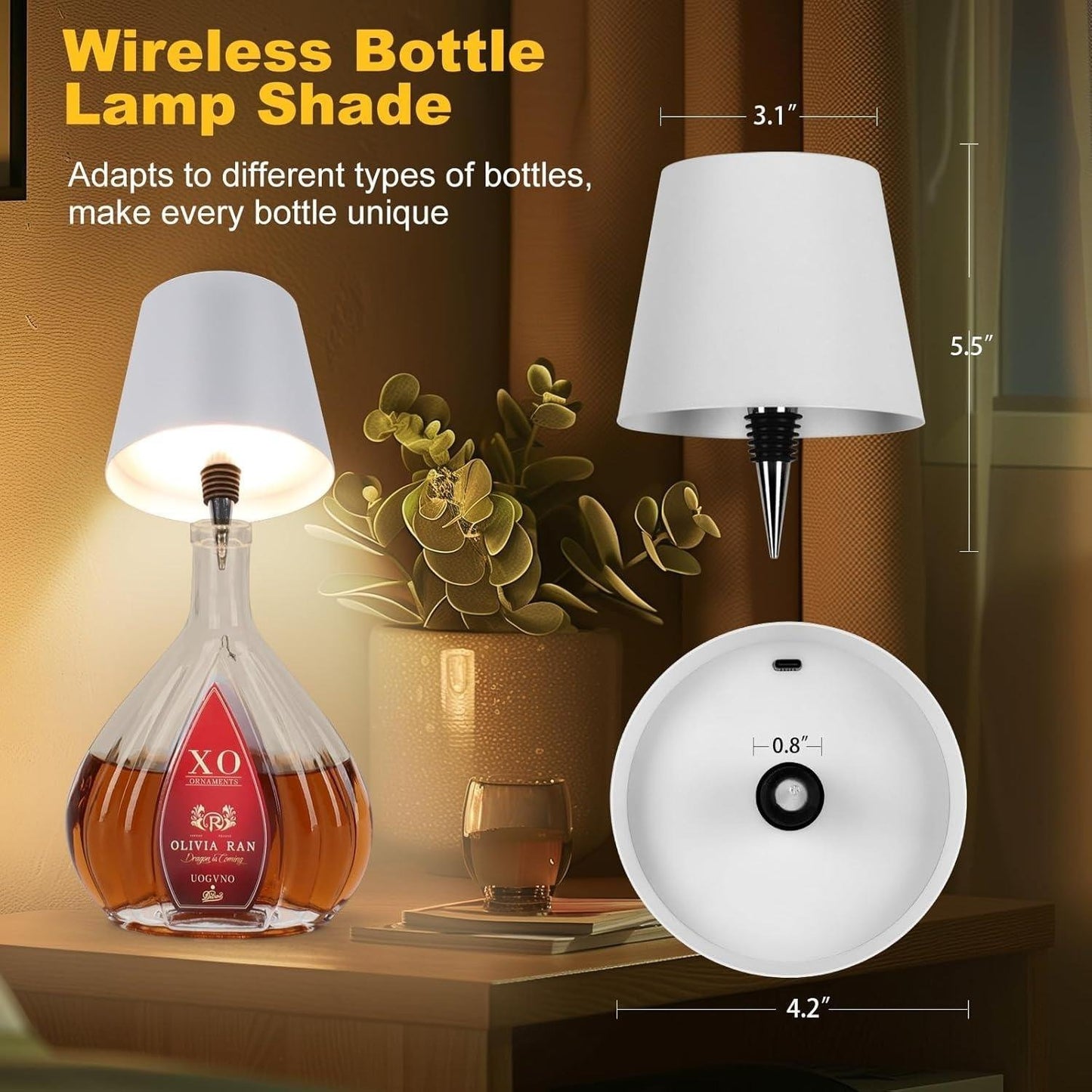 Bottle Lamp Shade