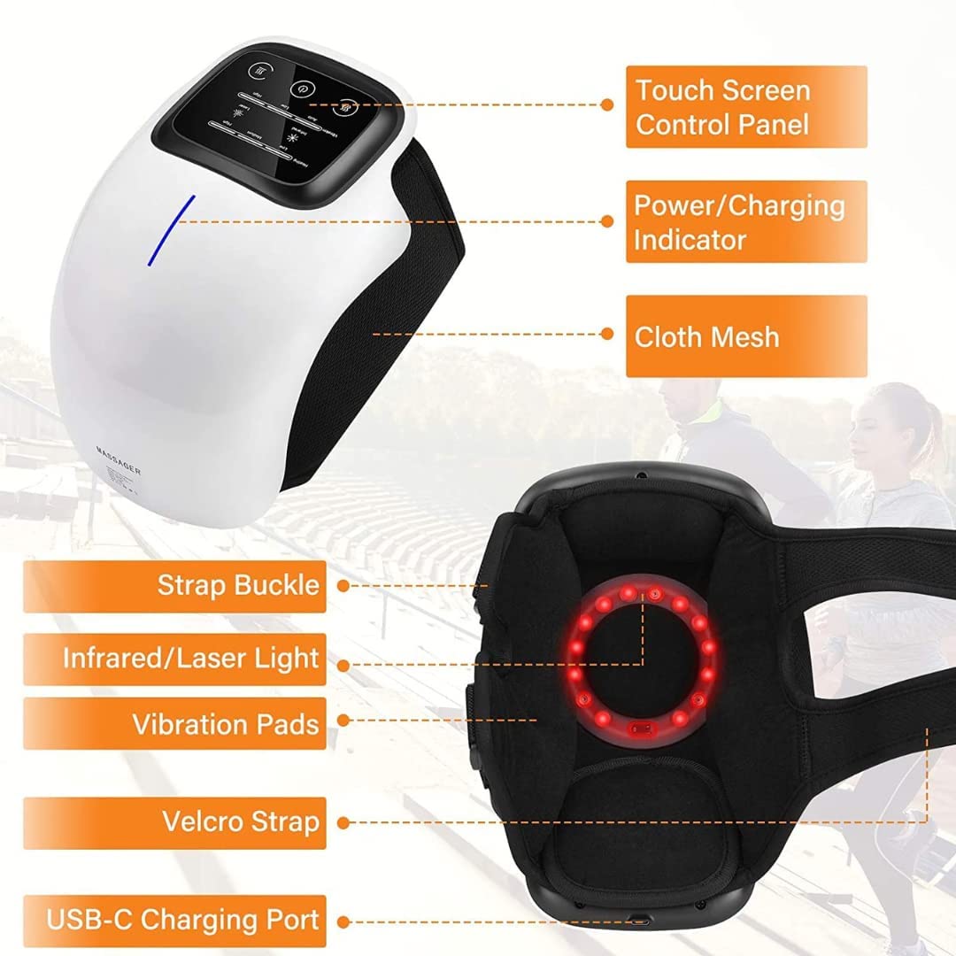 Knee Massager - Advance Heat & Vibration for Pain-Free Movement