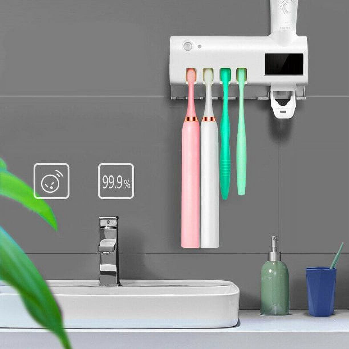 Smart Toothbrush Sanitizer - Keep Your Family’s Smiles Germ-Free with a Smart Toothbrush Sanitizer