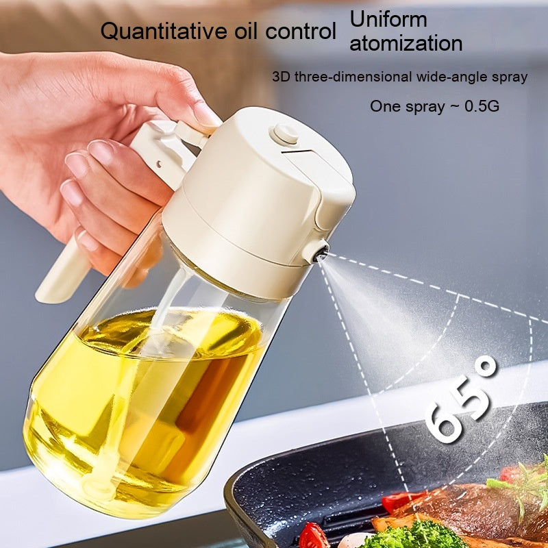 Alluxess 2-in-1 Oil Sprayer Bottle – Spray & Pour Control for Healthier Meals