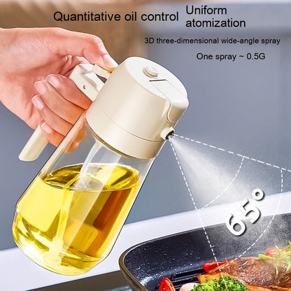 Alluxess 2-in-1 Oil Sprayer Bottle – Spray & Pour Control for Healthier Meals