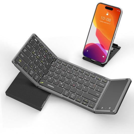 Transform Your Workspace Anywhere: The Foldable Keyboard with Touchpad Is Here