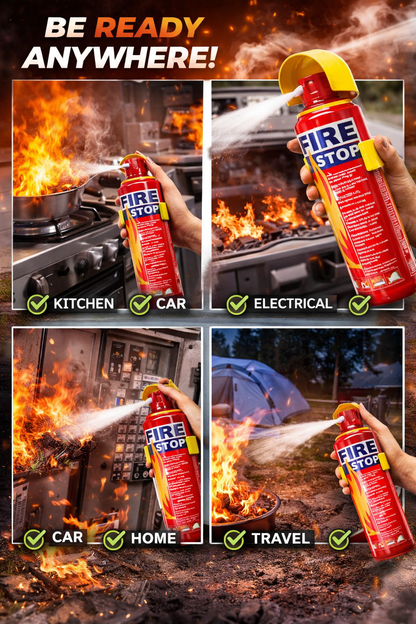 Portable Fire Extinguisher Spray Can