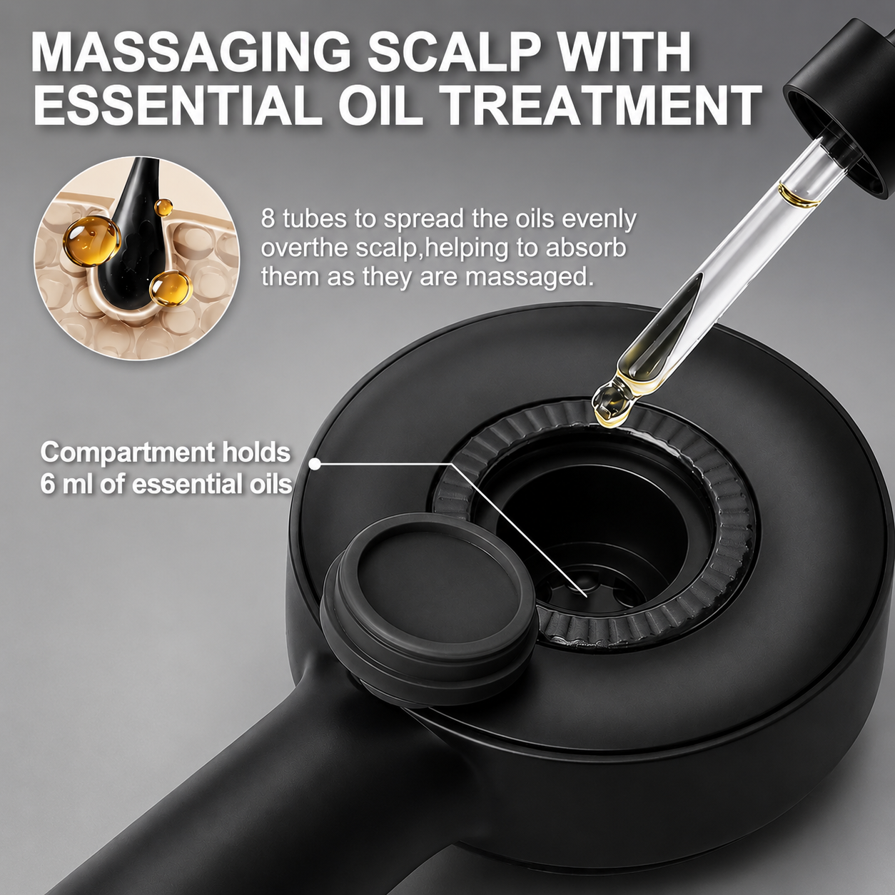 Hair Oil Massager Comb