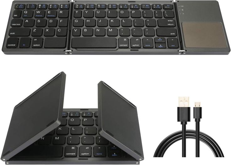 Transform Your Workspace Anywhere: The Foldable Keyboard with Touchpad Is Here