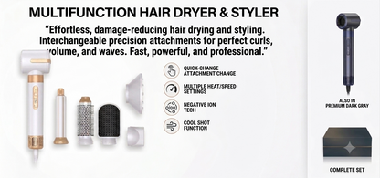 Multifunction Hair Blow Dry Styler