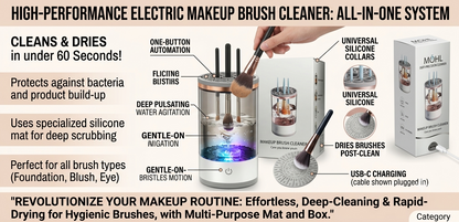 Electric Makeup Brush Cleaner Machine