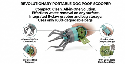 Portable Dog Poop Scoope