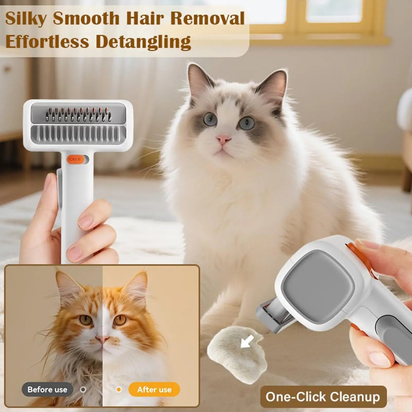 FurEase™ 2-in-1 Comb 🐶✨ — Detangle & Groom Effortlessly