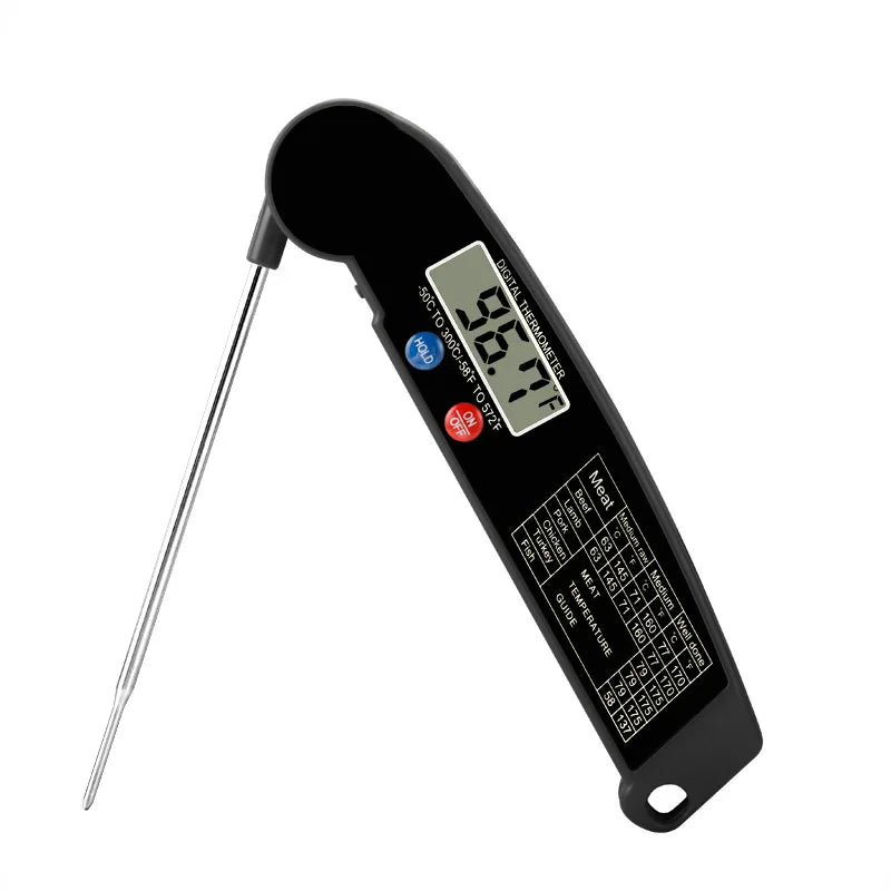 Digital Kitchen Food Thermometer – Instant Read Household Cooking Thermometer (Orange)