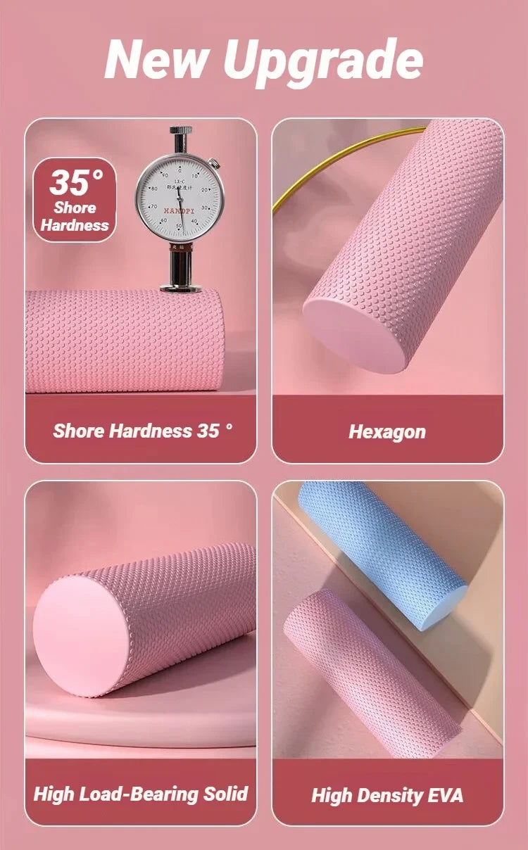 Hexagonal EVA Foam Yoga Roller