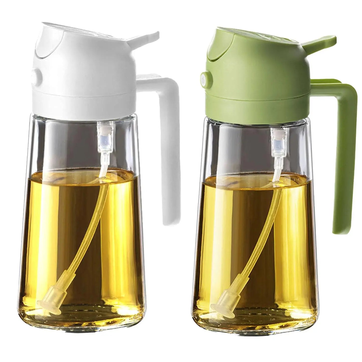 Alluxess 2-in-1 Oil Sprayer Bottle – Spray & Pour Control for Healthier Meals