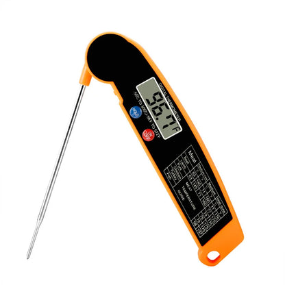 Digital Kitchen Food Thermometer – Instant Read Household Cooking Thermometer (Orange)