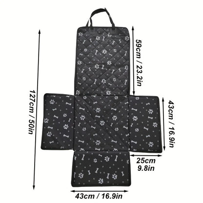 Waterproof Pet Carrier & Car Seat Cover, Foldable
