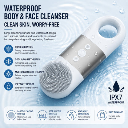 Silicone Sonic Facial Cleansing Brush