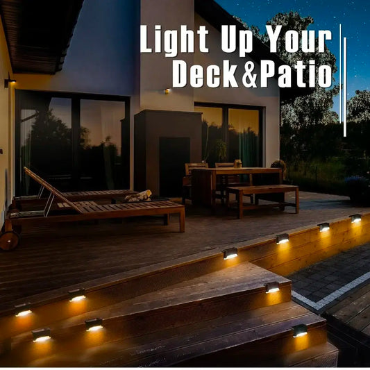 Illuminate Your Outdoors with Stylish Solar Step Lights