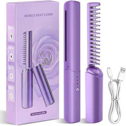 Unleash Silky Perfection with Every Stroke: The Ultimate Hair Straightener Comb