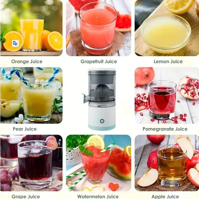 CitraFlow – Portable Rechargeable Citrus Juicer