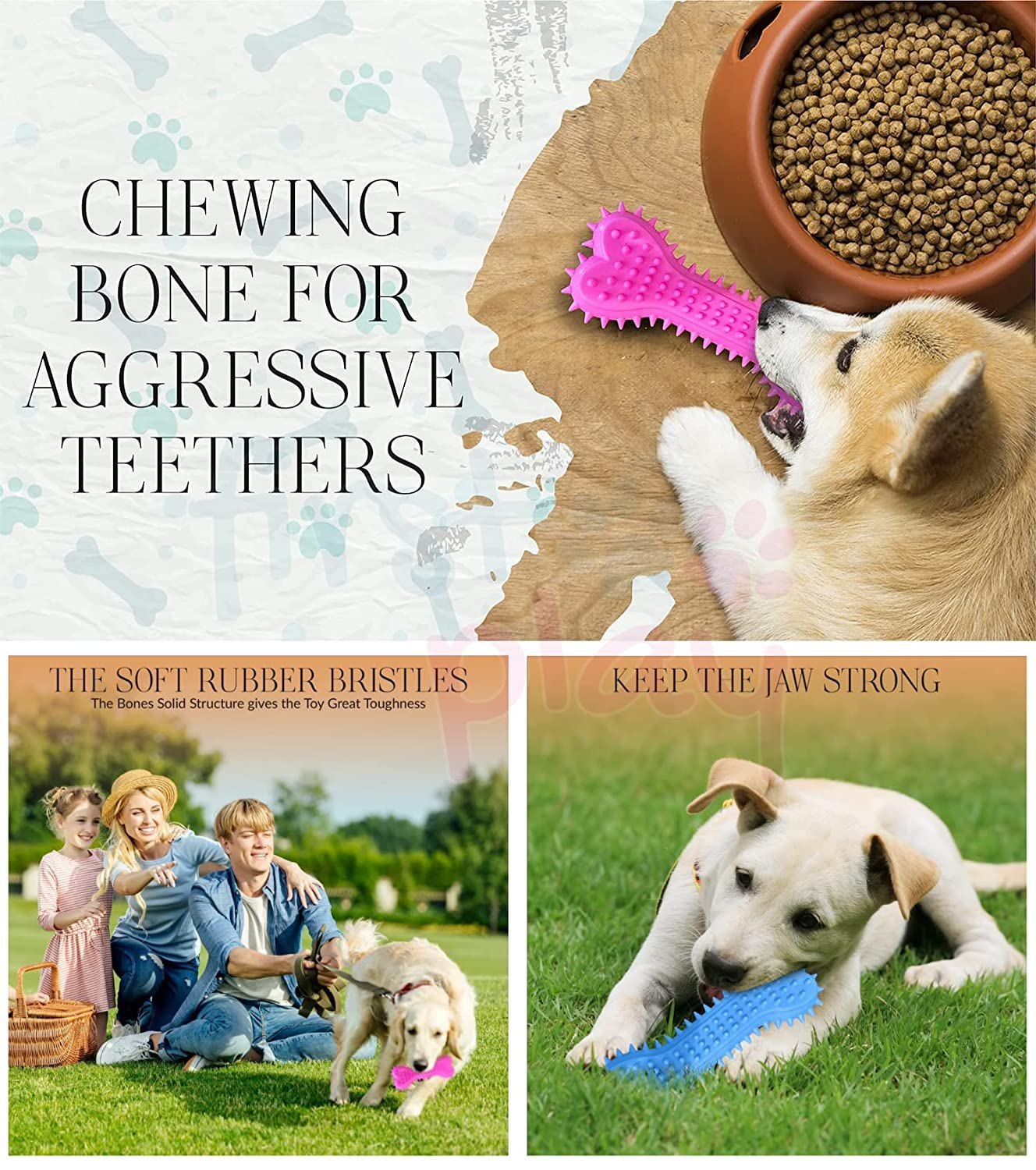 Chew, Play, Repeat: The Soft Rubber Bone Your Dog Will Love