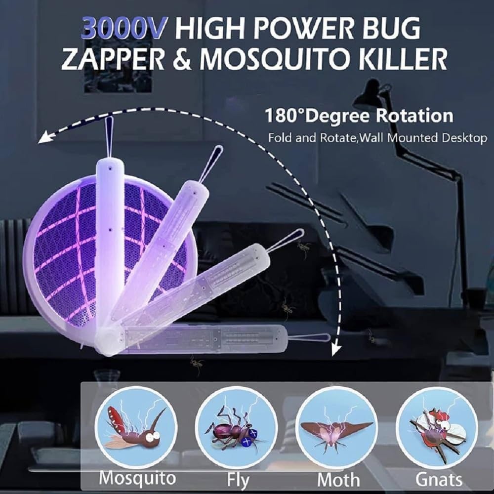 Mosquito Killer Racket With UV Light