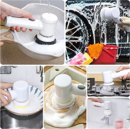 Multipurpose Spin Scrubber Brush