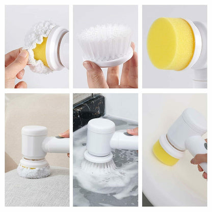 Multipurpose Spin Scrubber Brush