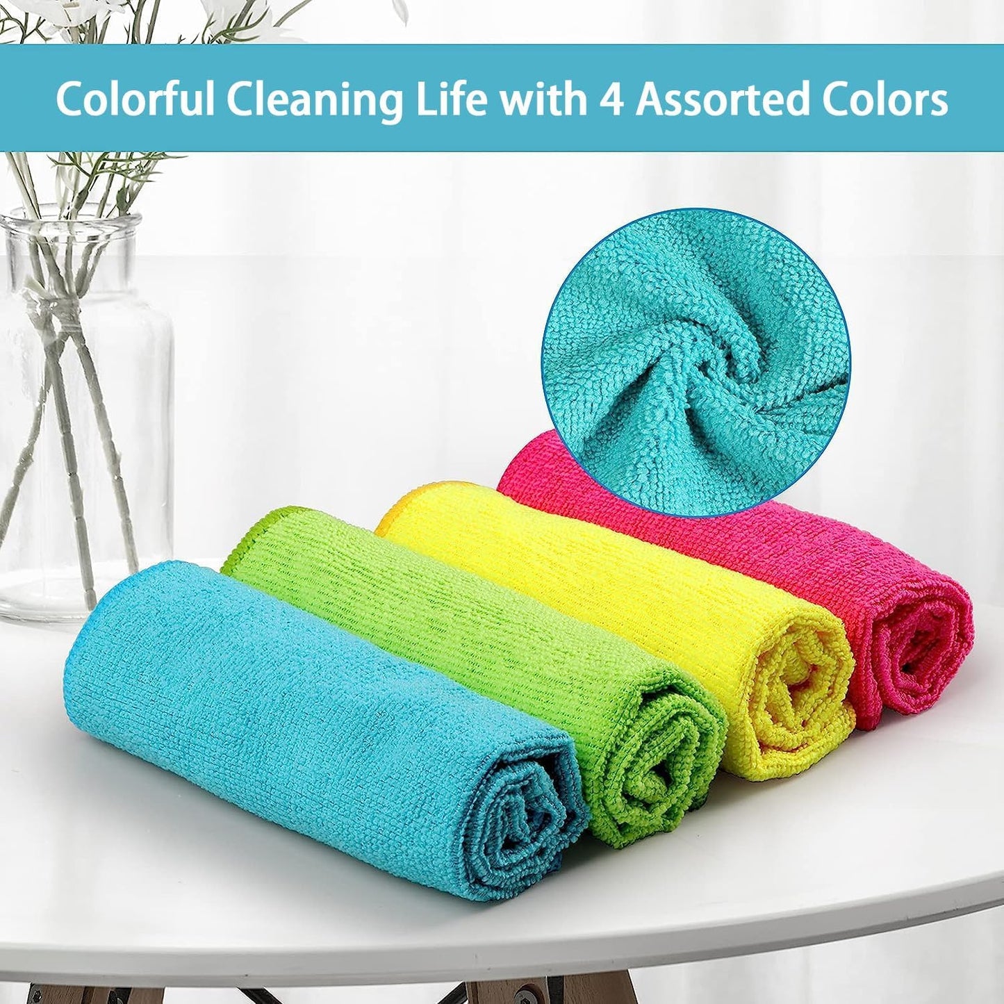 Microfibre Cloth  For Ultra Cleaning Pack Of 4Pcs
