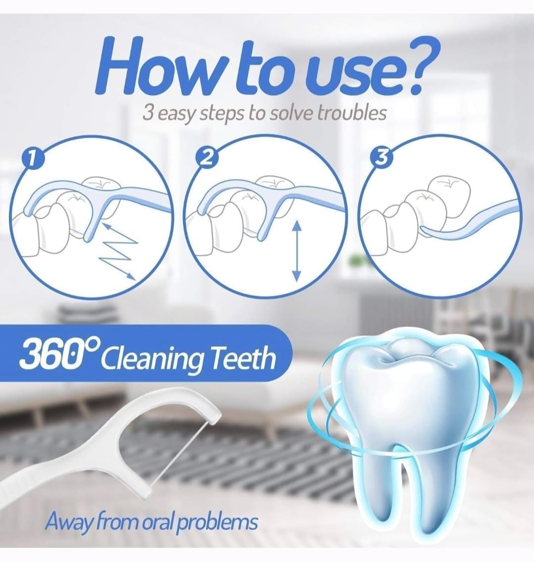 Premium Dental Floss Pack Of 2