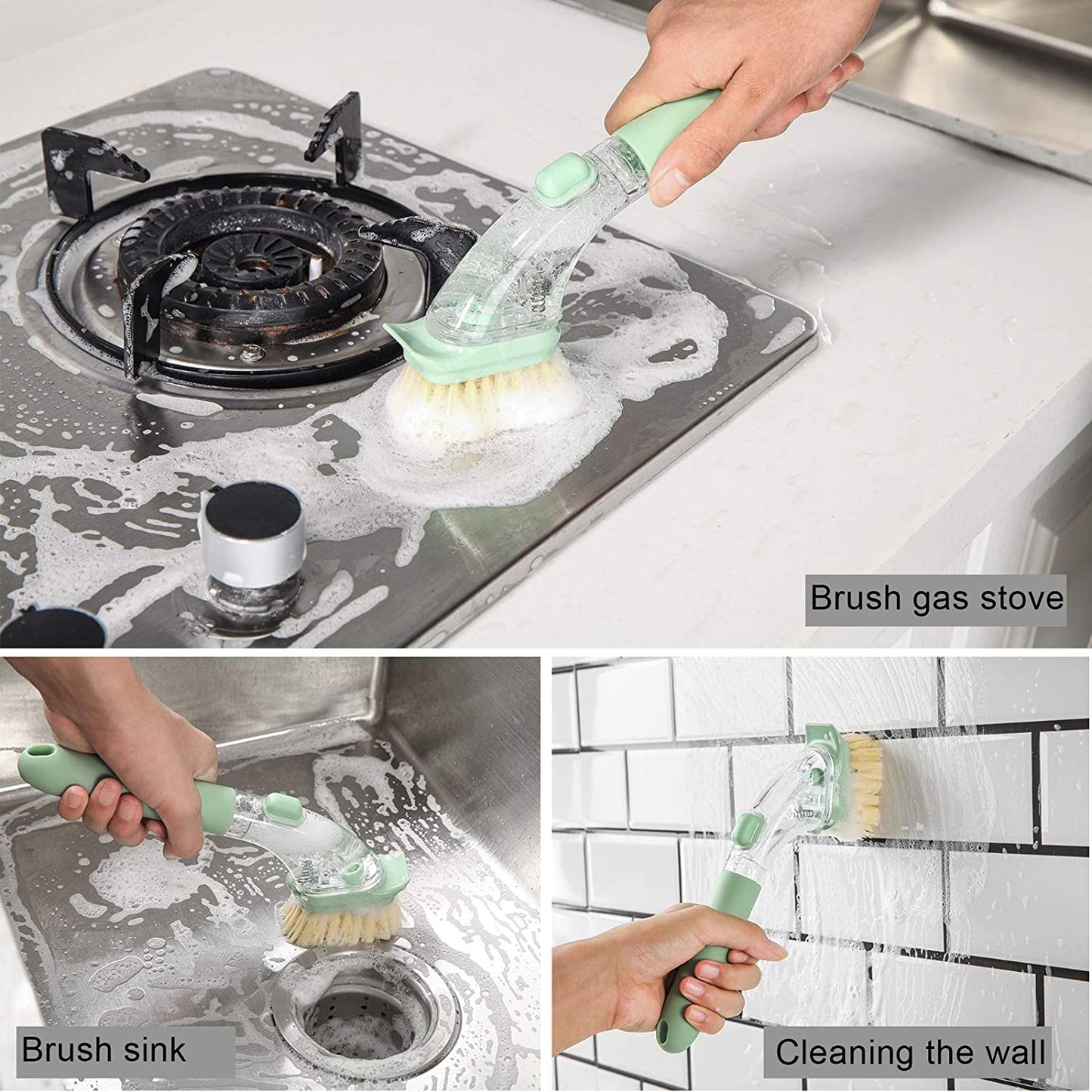 Dish Brush With Dispenser